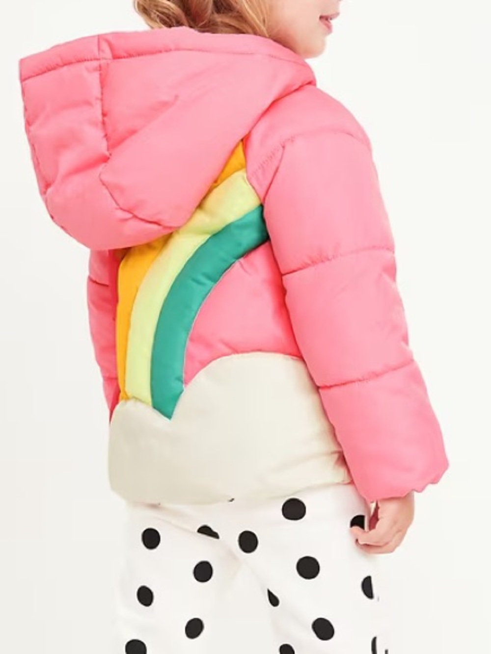 Water-Resistant Quilted Puffer Jacket for Toddler Girls